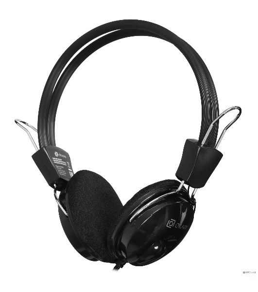 Проводные наушники Oklick HS-M200 черный, накладные, Jack 3.5 мм