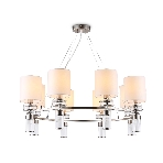 Люстра Ambrella light LH71293/8 SN/WH никель/белый E14/8 max 40W D830*780, фото7