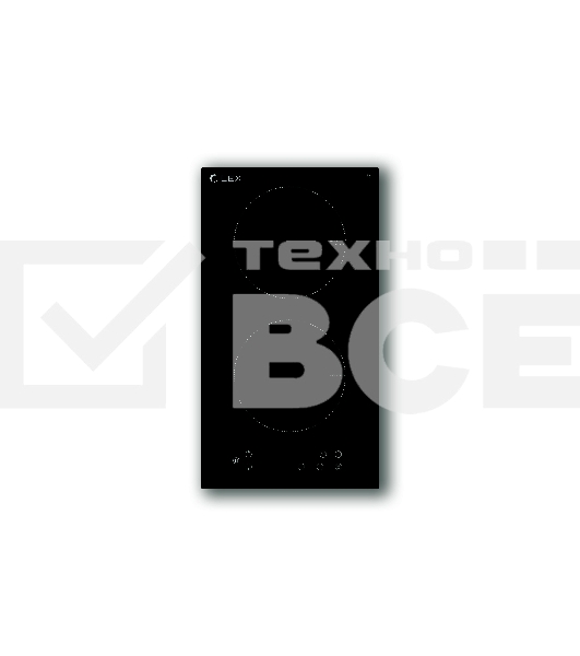 Встраиваемая индукционная варочная панель LEX EVI 320 BL  3500Вт 2конф. 58х268х500мм 30см черный