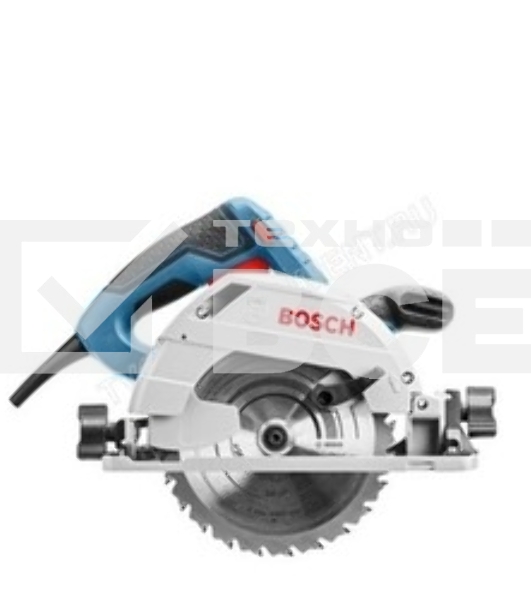 Пила циркулярная BOSCH GKS 55+ GCE (0.601.682.100)1350Вт 2100-4700об/мин 90°/45°- 63/47мм 3.8кг