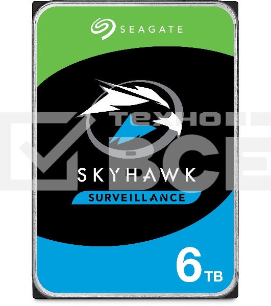 Жесткий диск Seagate 6TB 5400rpm SATA 6GB/S 256MB ST6000VX001 Seagate SkyHawk