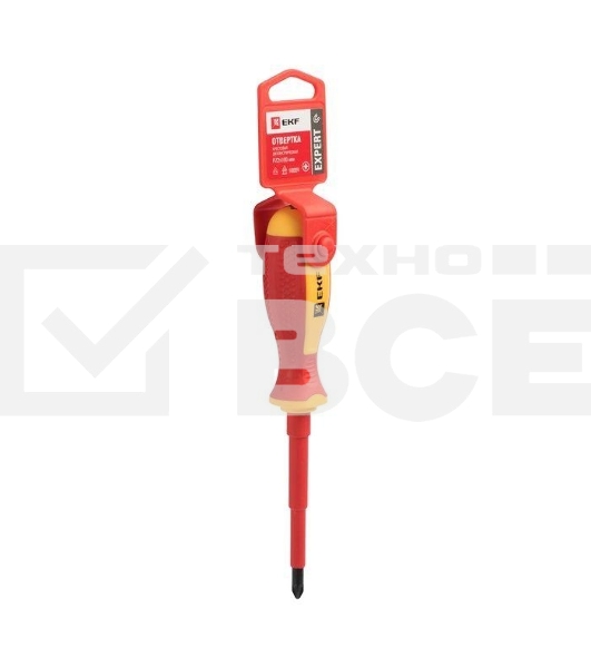 Отвертка PZ2х100мм Expert 1000В PROхima EKF pz-2-100-exp-in