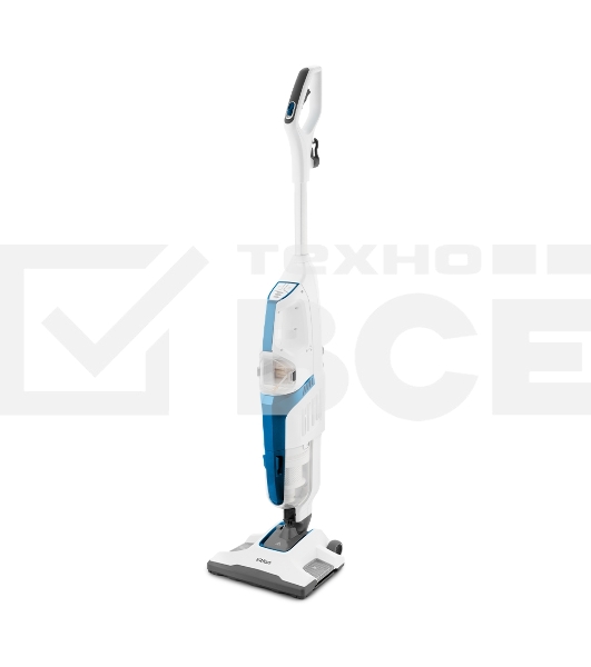 Пылесос вертикальный паровой Kitfort KT-556 белый, питание от сети, 1700 Вт, уборка сухая/паром, пылесборник 0.4 л