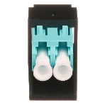 Адаптер Panduit CMDSAQLCZBL проходн. Mini-ComLC дупл. 50/125 OM3 черный, фото5