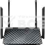 Маршрутизатор беспроводной Asus RT-AC1200 10/100BASE-TX черный (Dual Band), фото25