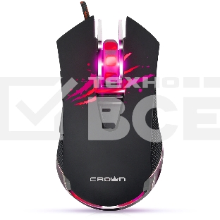 Мышь проводная CROWN Gaming CMXG-614 USB CM000001532 DPI 800/1000/1600/2400