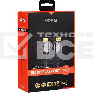 Кабель соединительный DISPLAY PORT v1.4, 8K@60Hz, 1.5m VCOM <CG634-1.5M>