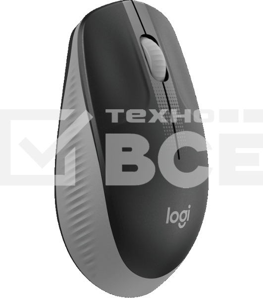 Мышь беспроводная Logitech M190 черный/серый, 1000 dpi, радиоканал, USB, кнопки - 3