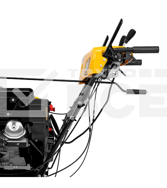 Бензиновая снегоуборочная машина SBL 711DT PRO, 420cc, гусеницы, эл.старт, блок. дифф.  Denzel