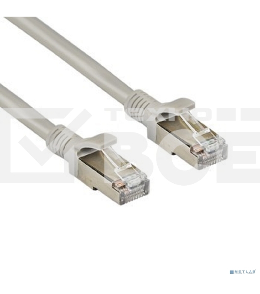 Патч-корд Exegate FTP-RJ45-RJ45-C5e-CU-5M-GY, FTP, cat.5e, 5м, медь, серый