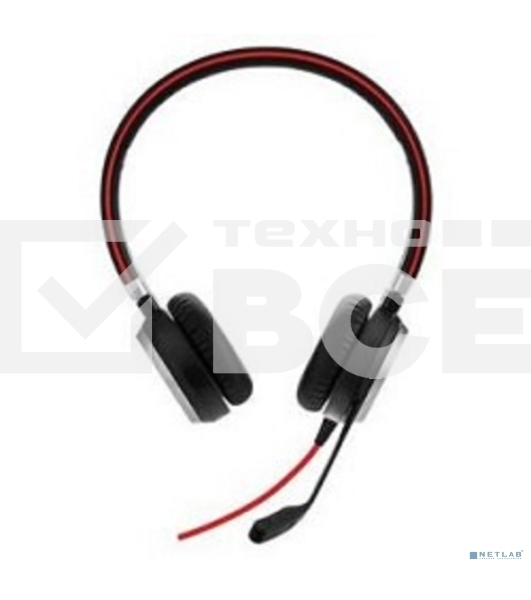 Гарнитура Jabra Evolve 40 MS чёрный, проводная