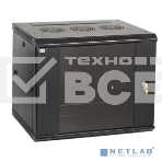 Шкаф ITK LINEA W 9U 600x450 мм дверь стекло, RAL9005, фото2