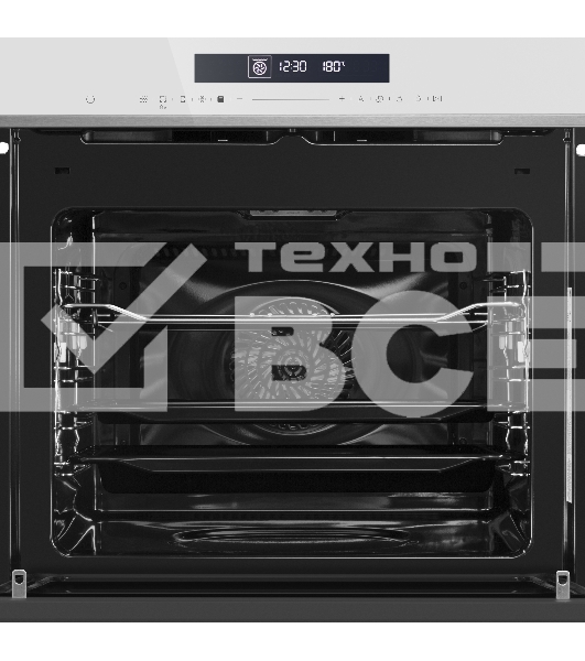 Шкаф духовой электрический с СВЧ Maunfeld MEOR7217SMW, встраиваемый