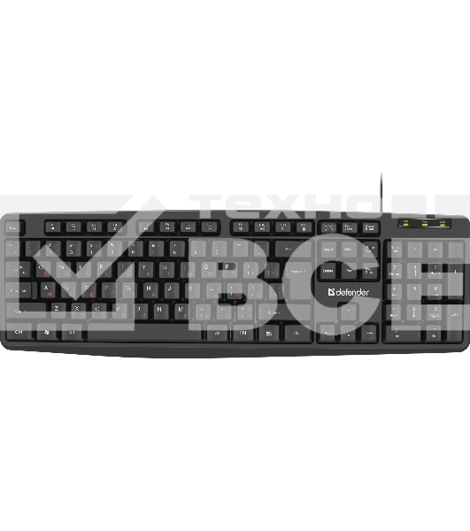 Клавиатура Defender Concept HB-164 проводная, USB, черный