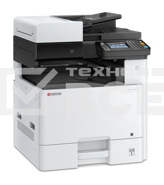 МФУ лазерный Kyocera Ecosys M8124cidn (1102P43AX0) АЗИЯ, (А3, 24/12 ppm A4/A3 1,5 GB, USB, Network, дуплекс, автоподатчик, пуск. комплект, старт. карт.TK-8110)