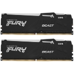 Оперативная память Kingston Fury Beast, DDR5, 16Gb (1x16 Gb), 6400 MHz, CL32, радиатор, RGb, черный, фото10