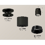 Светильник Ambrella Light XS7511060 SBK/PBK черный песок/черный полированный MR16 GU5.3 (N7926, C7511, N7031), фото 1