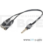 Переходник Defender Headset Jack 2*3.5jack - 3.5 4pin jack 0,15м, фото2