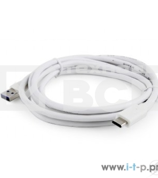 Кабель USB Cablexpert CCP-USB3-AMCM-6-W, USB3.0 AM/USB Type-C, 1.8м, белый, пакет