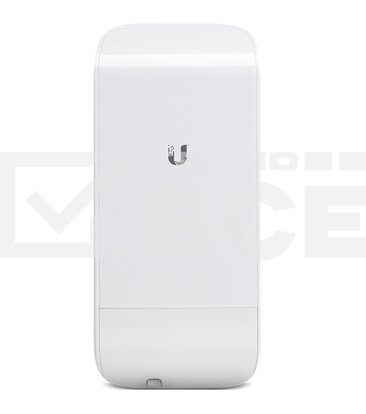 Точка доступа UBIQUITI LocoM2(EU) Wi-Fi и AirMAX. 802.11g/n, интегрированная антенна 8 дБ (45°*45°),10/100 RJ45 Ethernet