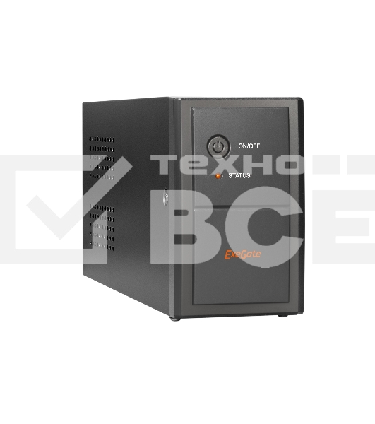 Источник бесперебойного питания ExeGate EP285542RUS Power Back BNB-650.LED.AVR.C13.RJ.USB <650VA/360W, LED, AVR,4*IEC-C13, RJ45/11, USB, Black>