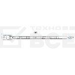 Хомут-стяжкa нейлоновая под винт Rexant 100x3,6 мм, белая, упаковка 100 шт., фото3
