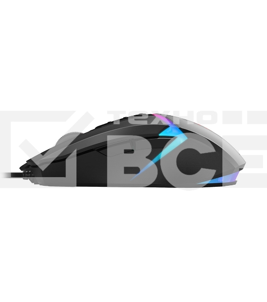 Мышь проводная A4Tech Bloody W60 Max черный, 10000 dpi, USB, кнопки - 10