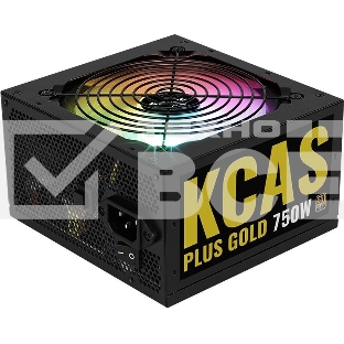 Блок питания Aerocool / Formula KCAS PLUS GOLD 750W (750W, ATX v2.4, APFC, Fan ARGB 12cm, 80+ Gold, Retail)