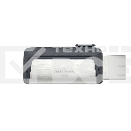 Флеш диск Sandisk 64Gb Ultra Dual SDDDC2-064G-G46 USB3.0 серый/узор, фото3