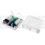Розетка компьютерная RJ-45(8P8C) Hyperline, категория 5e, двойная, внешняя, Dual IDC, фото 1