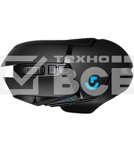 Мышь беспроводная/проводная Logitech G502 LIGHTSPEED черный, 25600 dpi, радиоканал, USB, кнопки - 11