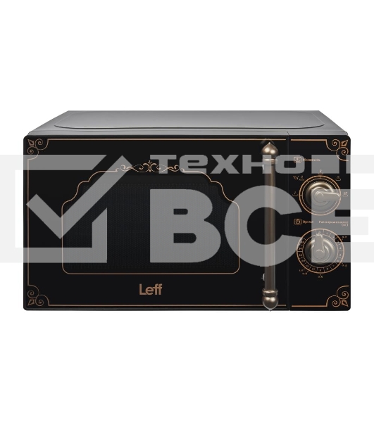 Микроволновая печь LEFF 20MM729B черный 20л 700Вт поворотный механизм