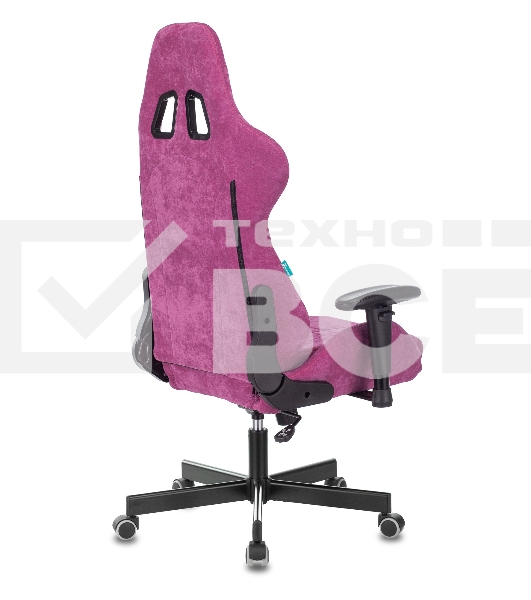 Кресло игровое Бюрократ VIKING KNIGHT LT15 FABRIC малиновый крестовина металл/пластик