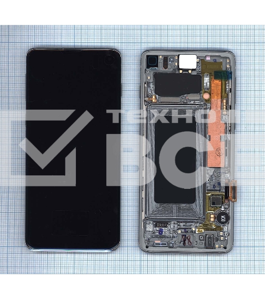 Дисплей для Samsung Galaxy S10 SM-G973F/DS белый