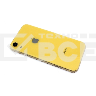Задняя крышка (корпус) в сборе с рамкой для Apple iPhone XR yellow