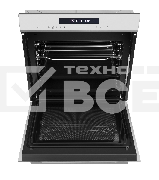 Шкаф духовой электрический с СВЧ Maunfeld MEOR7217SMW, встраиваемый