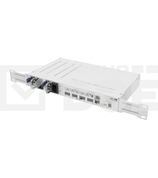 Коммутатор Mikrotik CRS504-4XQ-IN, 1x10Base-T/100Base-TX, 4xQSFP28, Switching capacity 800 Gbps