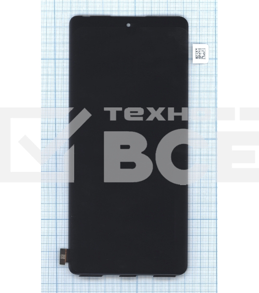 Дисплей для Infinix Zero 30 4G/5G (X6731B, X6731) в сборе с тачскрином черный