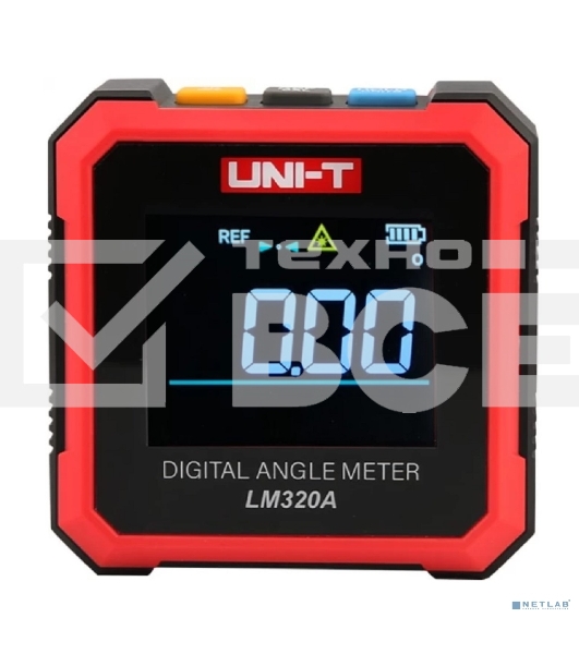 Электронный угломер UNI-T LM320A Диапазон измерения (4×90°); Дисплей(EBTN); Магнитное основание (Двусторонние магниты)