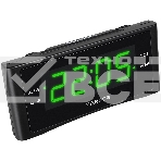 Радиобудильник Harper HCLK-1006 черный LED подсв:зеленая часы:цифровые AM/FM, фото 1