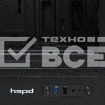 Компьютерный корпус без блока питания HSPD M510, Mesh Mid Tower, черный, TG, 0.5 SPCC, no fans ATX, mATX, mITX 180/280/160мм 1x2.5', 1x3.5', 7xPCI 1xUSB-A 3.0, 1xUSB-A 1.0 517x277x418мм, фото14