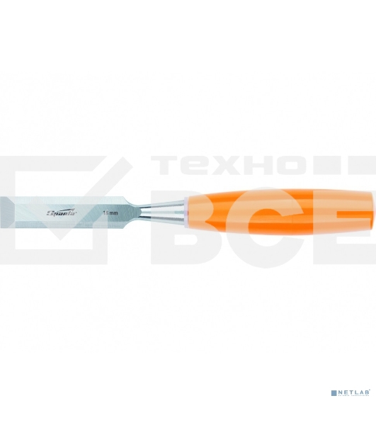 Стамеска Sparta 16 мм, плоская, пластиковая рукоятка