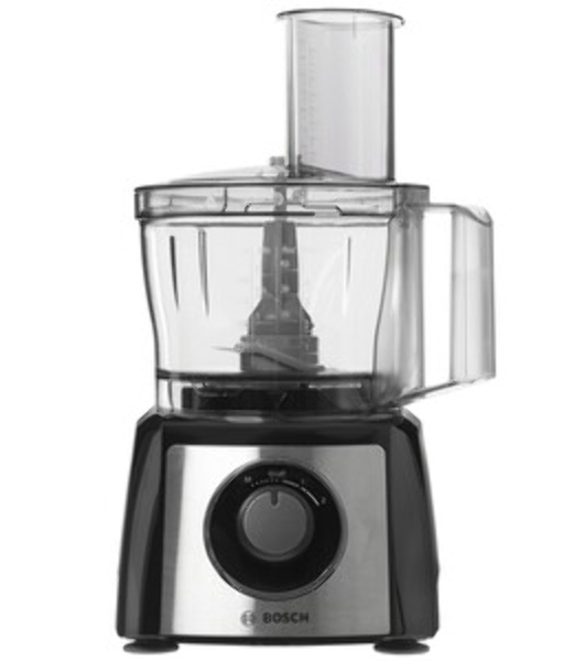 Кухонный комбайн Bosch MCM3501M 800 Вт, Скорости: 2, Блендер 1 л, Чаша 2.3 л, черный/серебристый