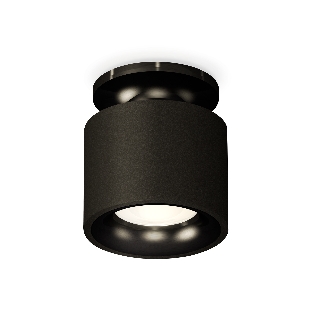 Светильник Ambrella Light XS7511061 SBK/PBK черный песок/черный полированный MR16 GU5.3 (N7926, C7511, N7011)