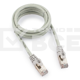 Патч-корд FTP Cablexpert кат.6, 1.5м, литой, многожильный (серый)