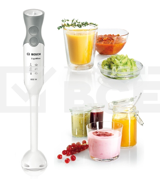 Блендер погружной Bosch MSM66020 600Вт белый