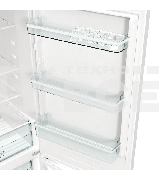 Холодильник Gorenje NRK6191EW4 белый двухкамерный 203/99л морозилка снизу
