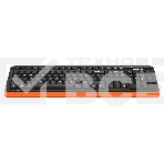 Клавиатура A4Tech Fstyler FKS10 проводная, USB, черный/оранжевый, фото12