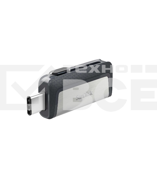 Флеш диск Sandisk 64Gb Ultra Dual SDDDC2-064G-G46 USB3.0 серый/узор