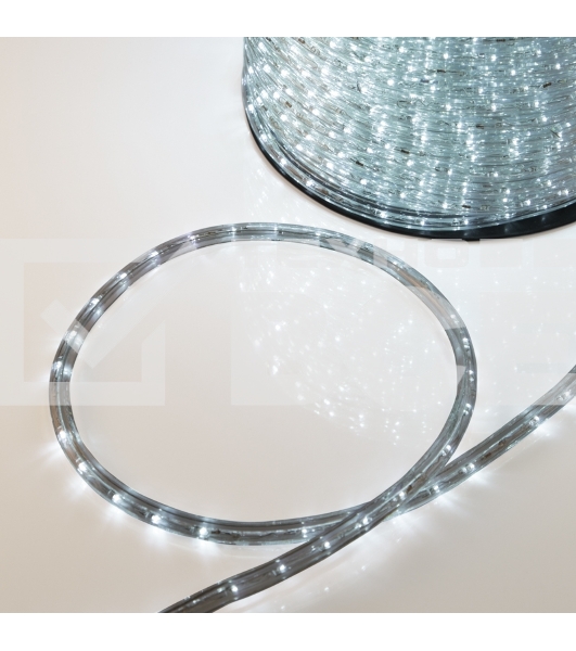 Дюралайт LED, постоянное свечение (2W) – белый, 36 LED/м, бухта 100 м NEON-NIGHT